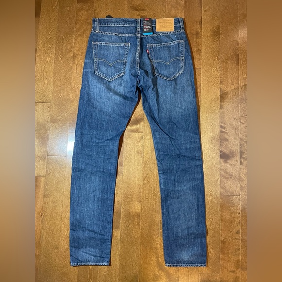 SOLD ⚡️ Levi’s 512 Slim Taper stretch blue jeans size 32x34 - Picture 2 of 3